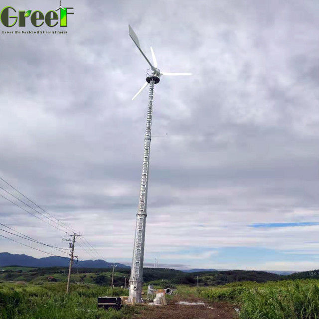 Horizontal Pitch Control Wind Turbine Generator 30kw IP54 For Electricity Generation