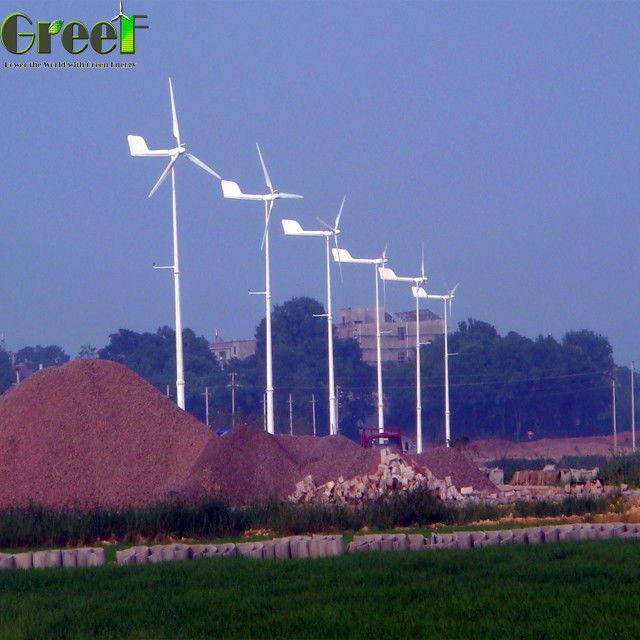 20kW Low Start Speed Pitch Control Horizontal Axis Wind Turbine Magnet Generator For Home