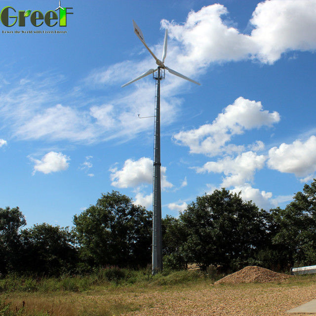 10kw Rooftop Pitch Control Wind Power Generators With Off Grid / On Grid System