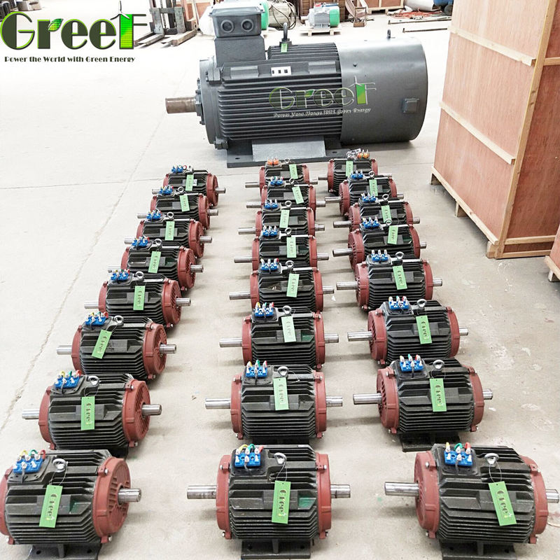 Horizontal Axis Coreless Permanent Magnet Generator 15% Energy Saving