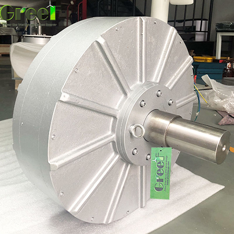 Coreless Axial Flux Permanent Magnet Generator 1kw 2kw For Vertical Wind Turbine