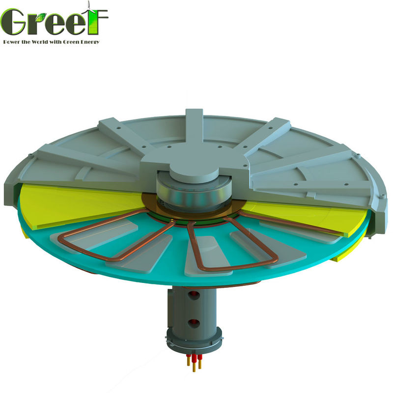 Coreless Disk Permanent Magnet Generator With Low Noise & High Efficiency