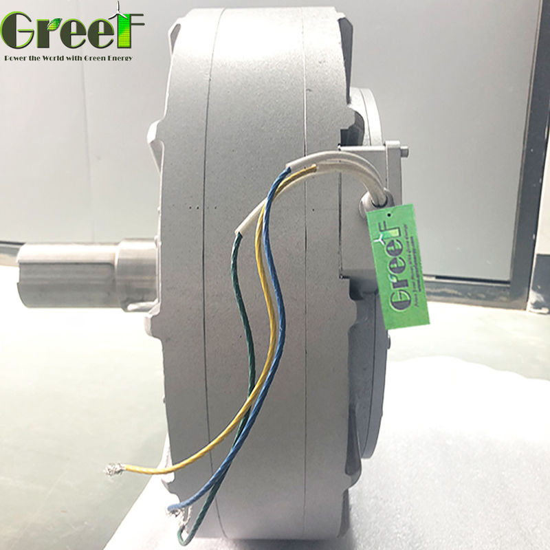 Coreless Axial Flux Permanent Magnet Generator 1kw 2kw For Vertical Wind Turbine