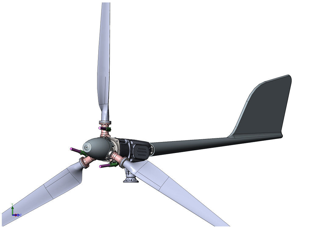 20kw 3 Phase Low Start Wind Speed Pitch Control Wind Turbine For Home Use