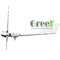 5kw Rooftop Low Speed Horizontal Pitch Control Wind Turbine For Home Use