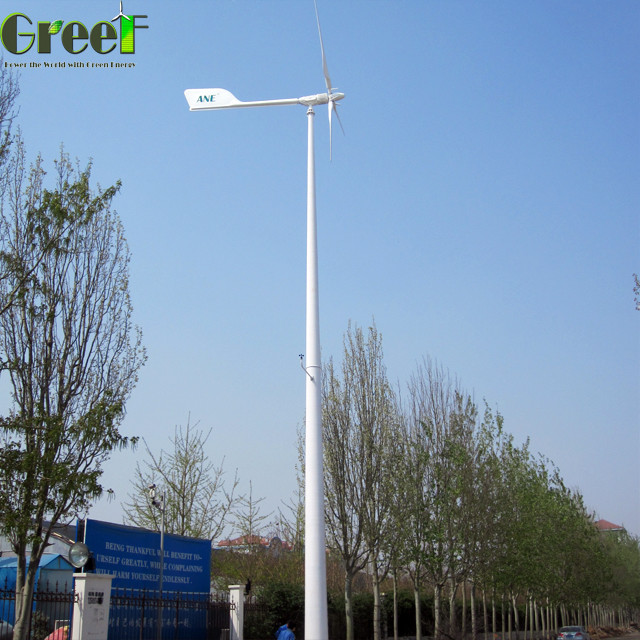 20kW Low Start Speed Pitch Control Horizontal Axis Wind Turbine Magnet ...