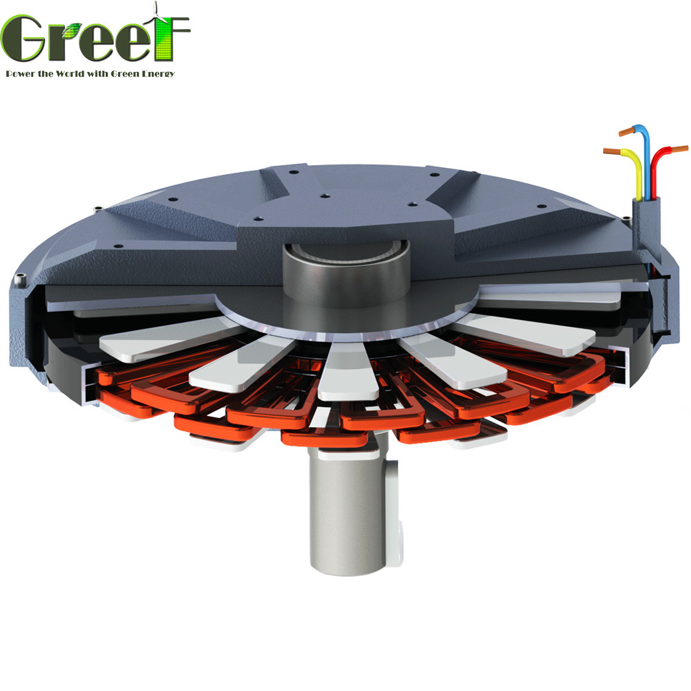 5kw Low Rpm Outer Rotor Permanent Magnet Generator Alternator For Wind ...