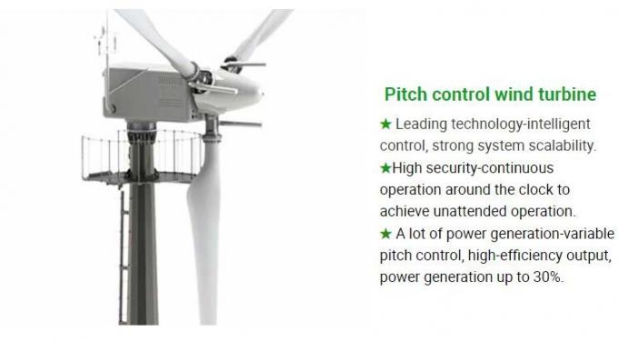 10kw 5kw Solar Wind Hybrid System Pitch Control Wind Turbine
